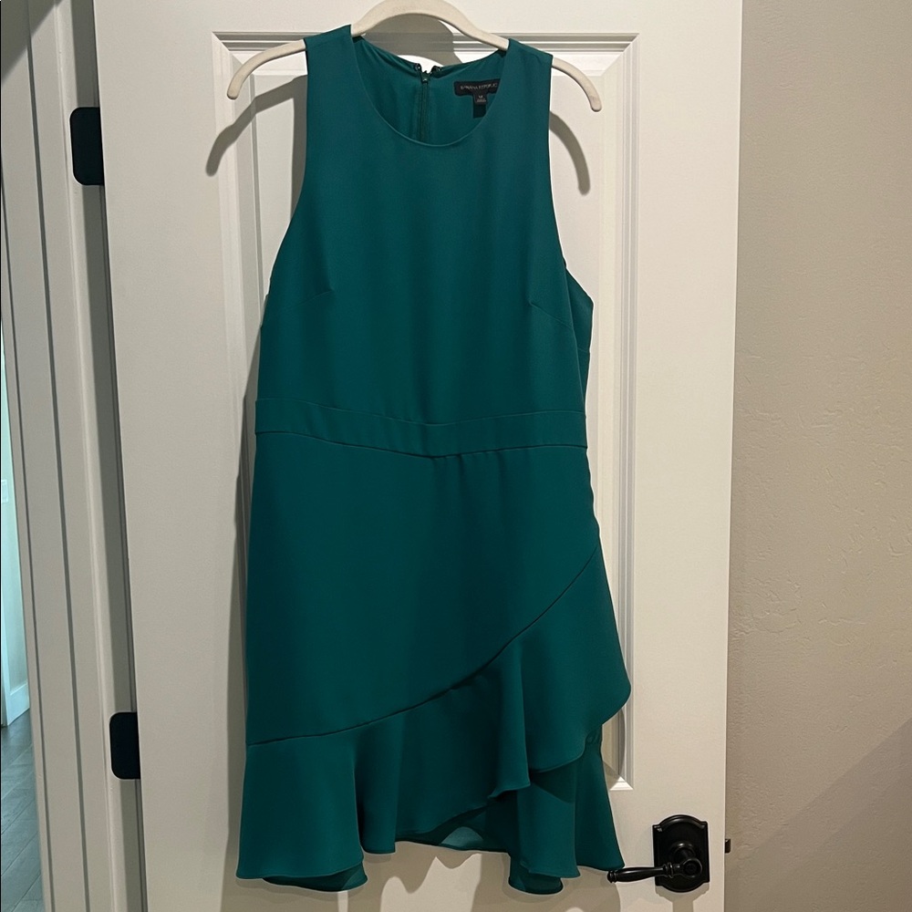Banana Republic Green High-Low Dress